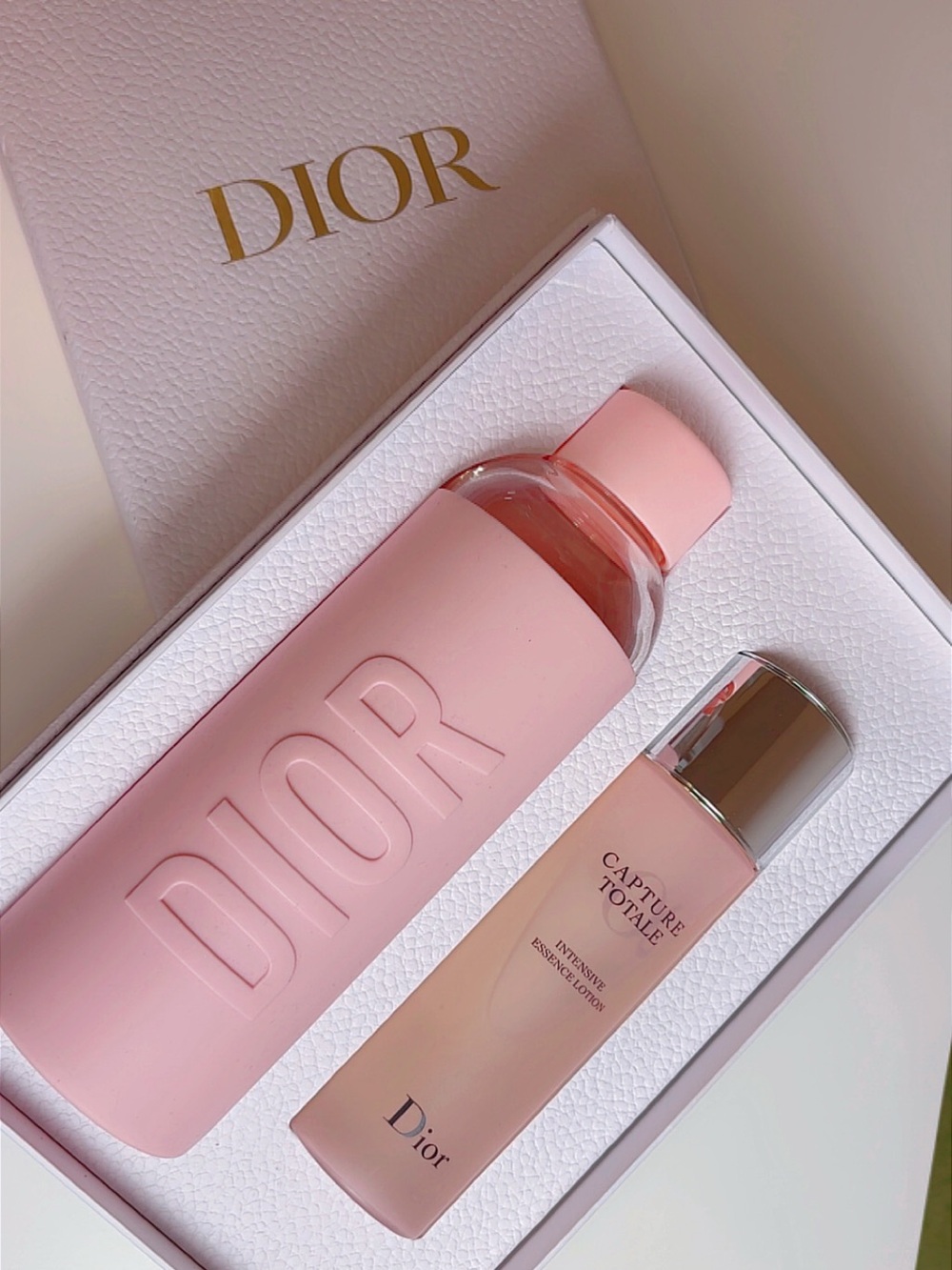 Dior Pink Capture Totale Primer Bottle Set